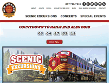 Tablet Screenshot of coloradotrain.com